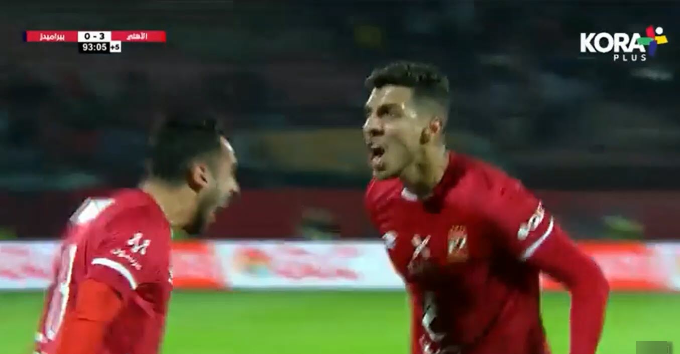 أهداف مباراة الأهلي وبيراميدز (3-0) اليوم في الدوري المصري