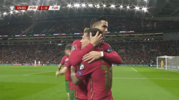 أهداف مباراة البرتغال وتركيا (3-1) اليوم فى تصفيات كأس العالم