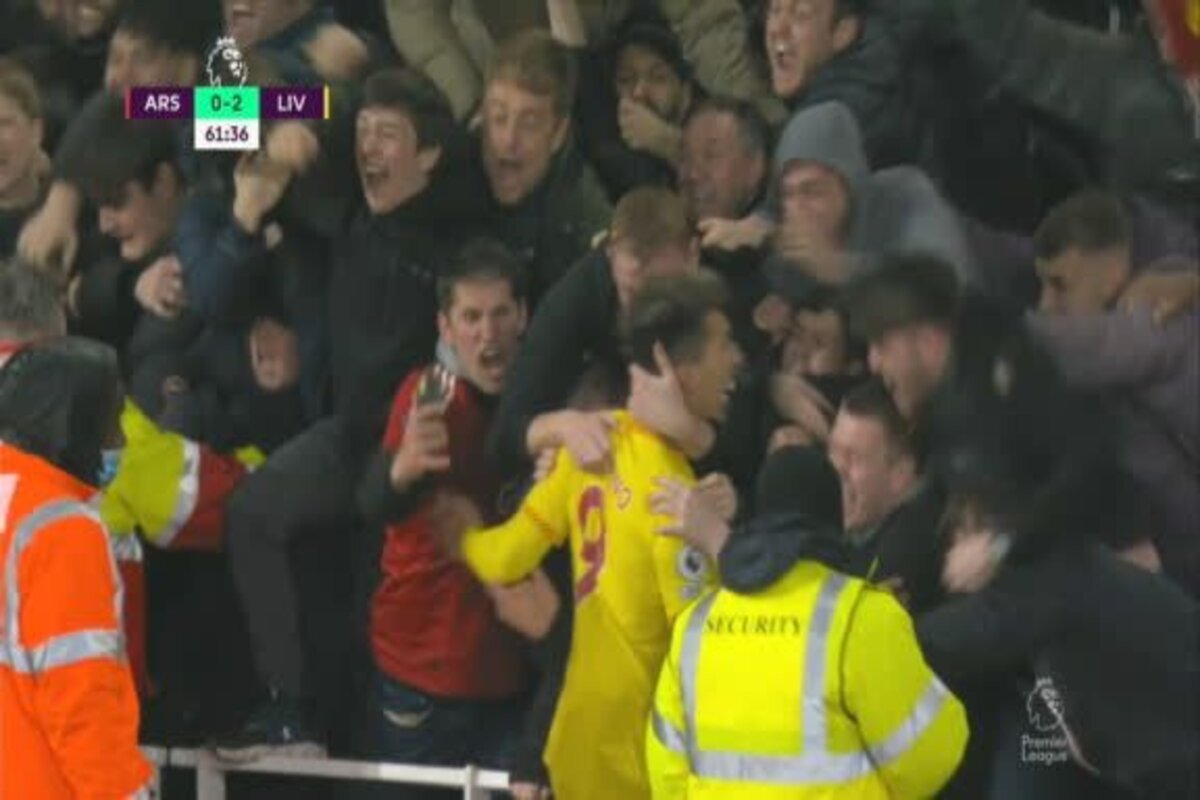 أهداف مباراة ليفربول وآرسنال (2-0)اليوم في الدوري الانجليزي