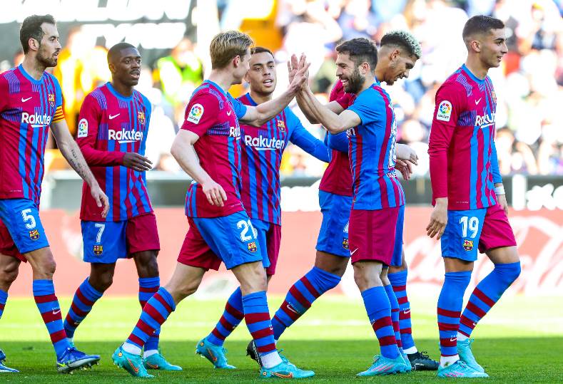 قائمة برشلونة ضد ليفانتي فى الدورى الاسباني