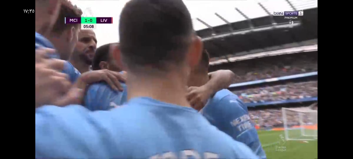 هدف مانشستر سيتي الأول في ليفربول .. دي بروين