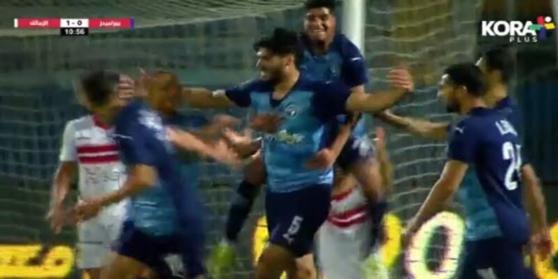 هدف علي جبر التعادل لبيراميدز في الزمالك اليوم