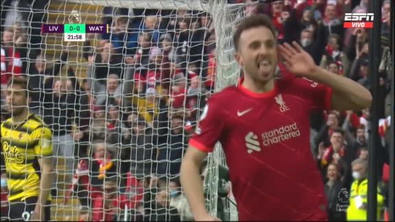 أهداف مباراة ليفربول وواتفورد اليوم في الدوري الانجليزي