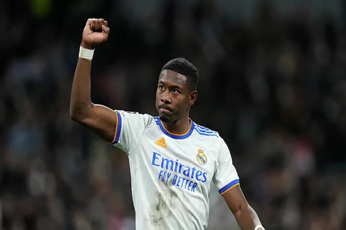 رغم الاصابة ضم ألابا ضمن قائمة ريال مدريد في مباراة الإياب أمام مانشستر سيتي