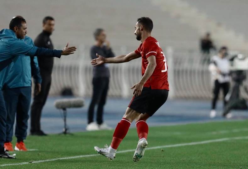 أحمد عبد القادر يستكمل برنامج التأهيل للعودة لمباريات الأهلي