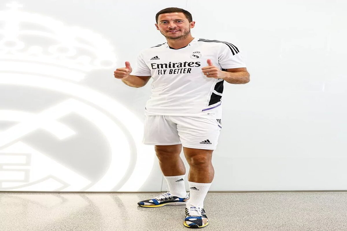 لقد عاد .. هازارد يعود لتدريبات ريال مدريد بخير ويتمني أن يكون البطل