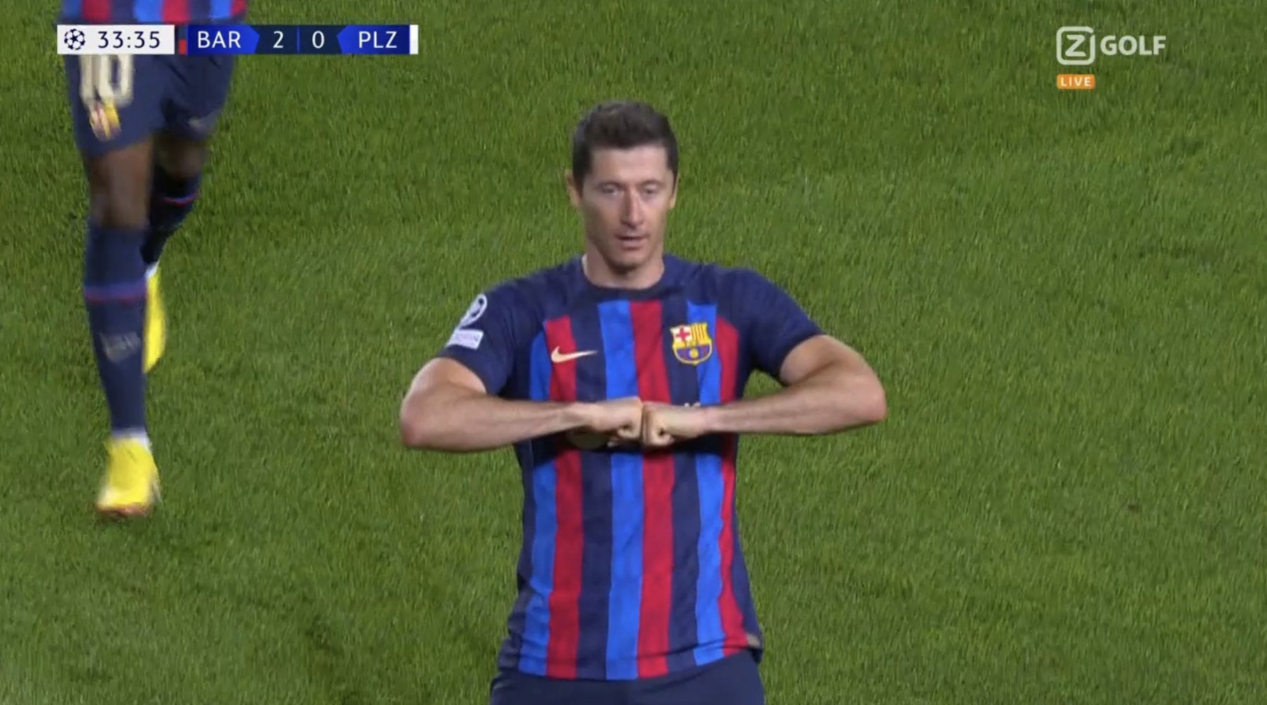 أهداف مباراة برشلونة وفيكتوريا بلزن.. الشوط الأول (3-1) هدف كيسي وثنائية ليفاندوفيسكي اليوم