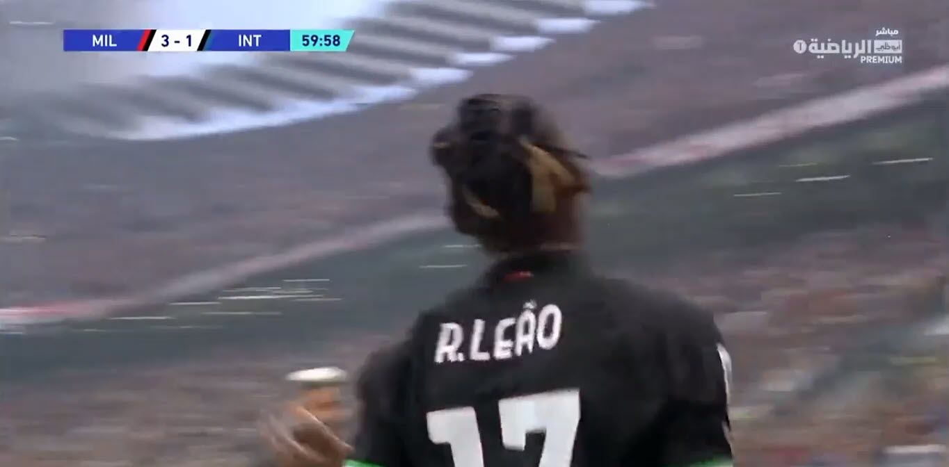 أهداف مباراة ميلان وانتر اليوم في الدوري الايطالي