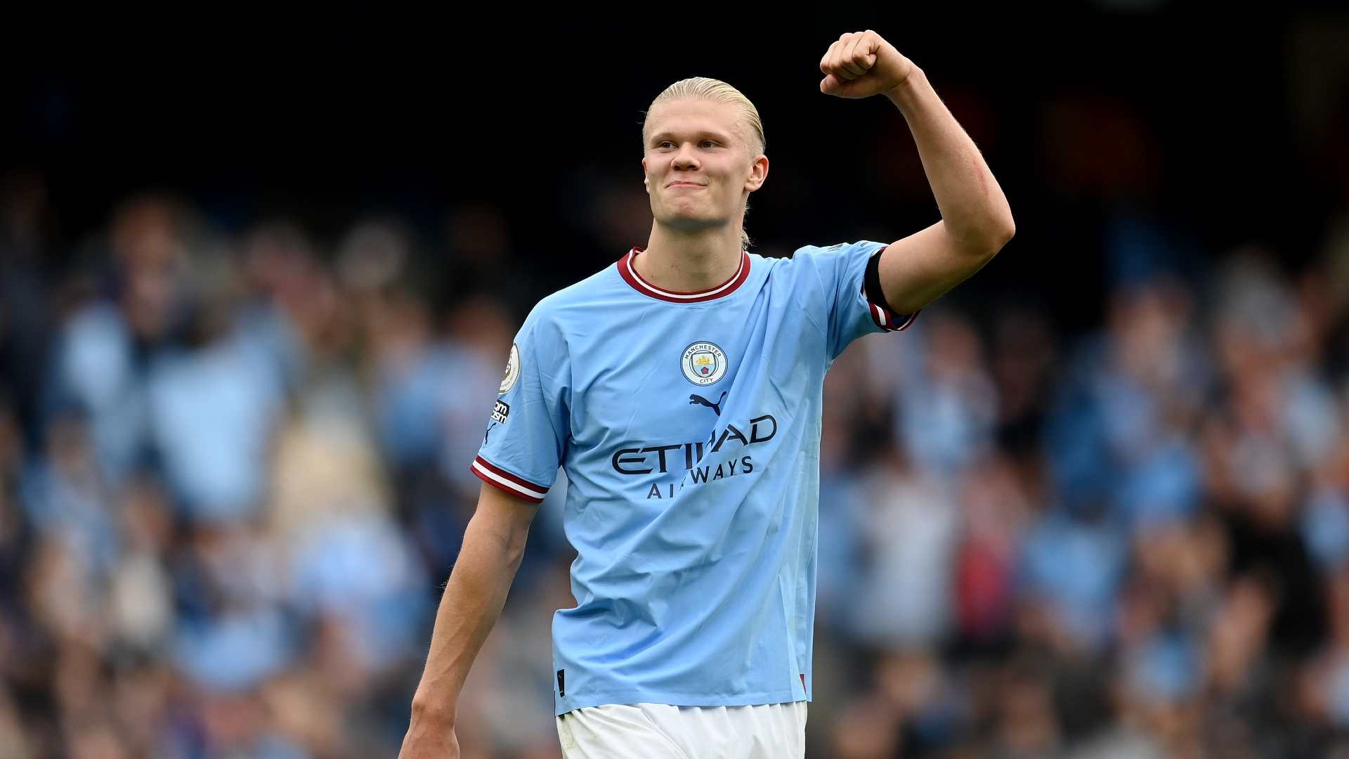 هالاند يفوز بجائزة لاعب الشهر لمانشيستر سيتي