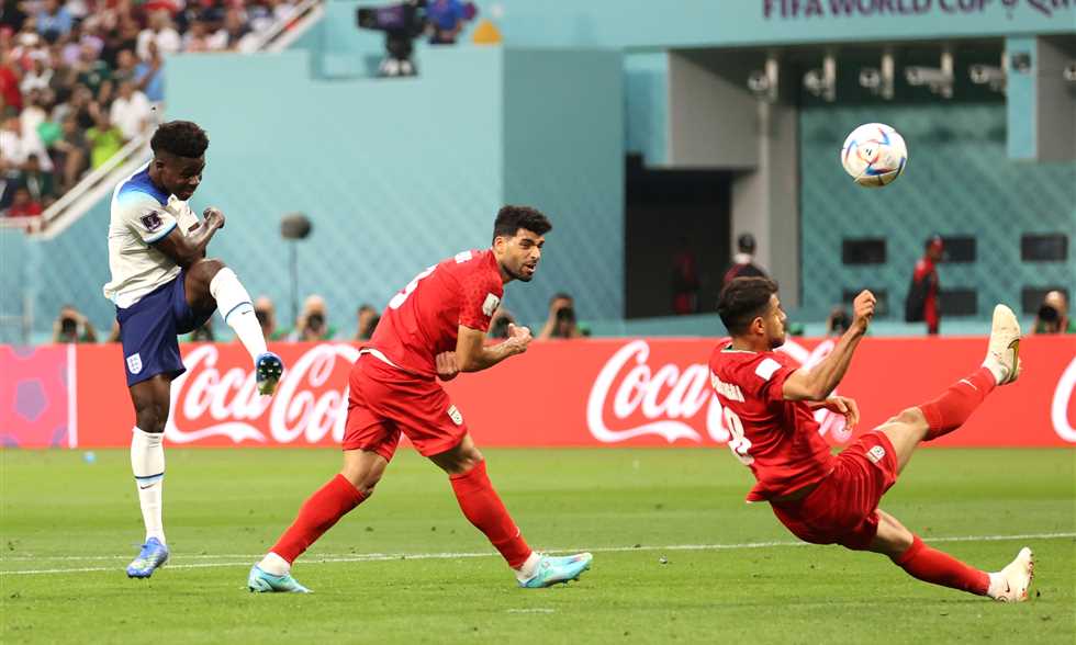 بستة أهداف.. إنجلترا يكتسح إيران في إفتتاح مباريات المجموعة الثانية