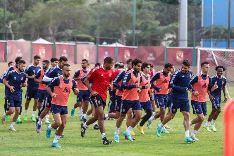 كواليس التدريبات الختامية للأهلي إستعدادا لمباراة الاتحاد السكندري