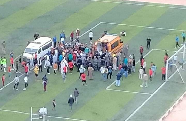 عاجل..وفاة لاعب بالدوري المصري بعد بلع لسانه