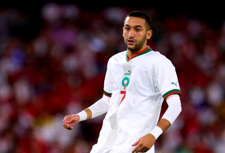 رقم تاريخي لزياش مع منتخب المغرب في كأس العالم قطر 2022