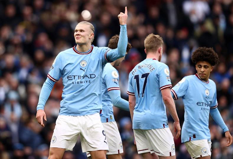 مانشستر سيتي يكتسح وولفرهامبتون بثلاثية بقدم هالاند في الدوري الإنجليزي