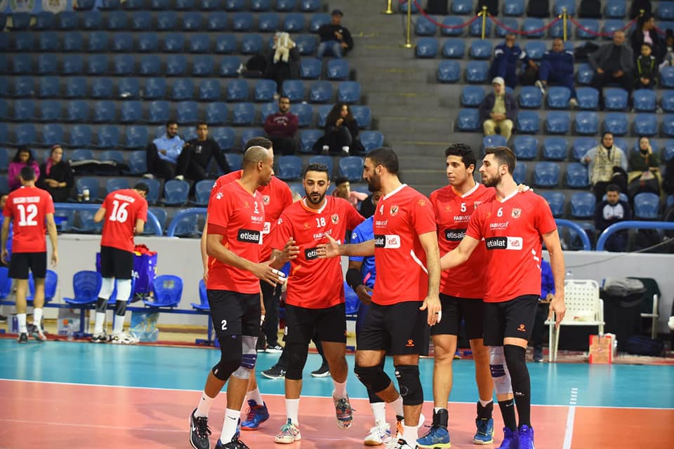 رجال طائرة الأهلي