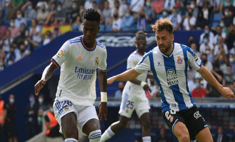 بالترددات..القنوات المفتوحة الناقلة لمباراة ريال مدريد وإسبانيول مجانا في الدوري الأسباني