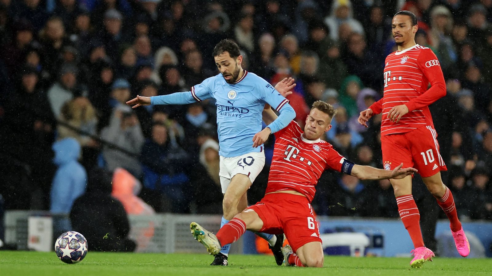 تردد القنوات المفتوحة الناقلة لمباراة بايرن ميونخ ضد مانشستر سيتي في إياب ربع نهائي دوري أبطال أوروبا