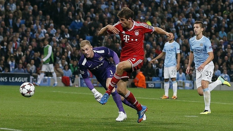 تردد جميع القنوات المفتوحة الناقلة لمباراة مانشستر سيتي ضد بايرن ميونخ في ربع نهائي دوري أبطال أوروبا