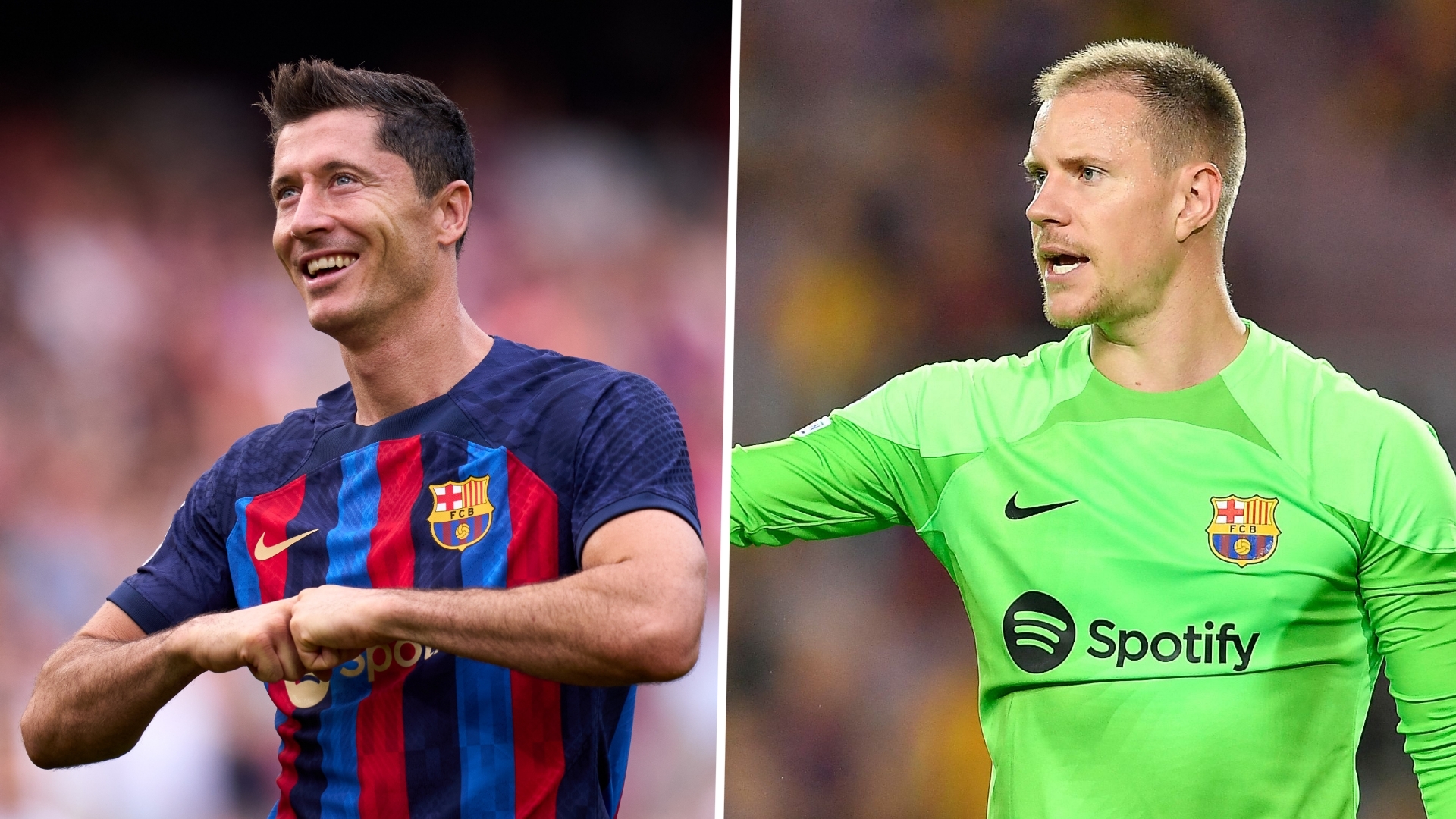 روبرت ليفاندوفسكي ومارك اندريه تير شتيجن