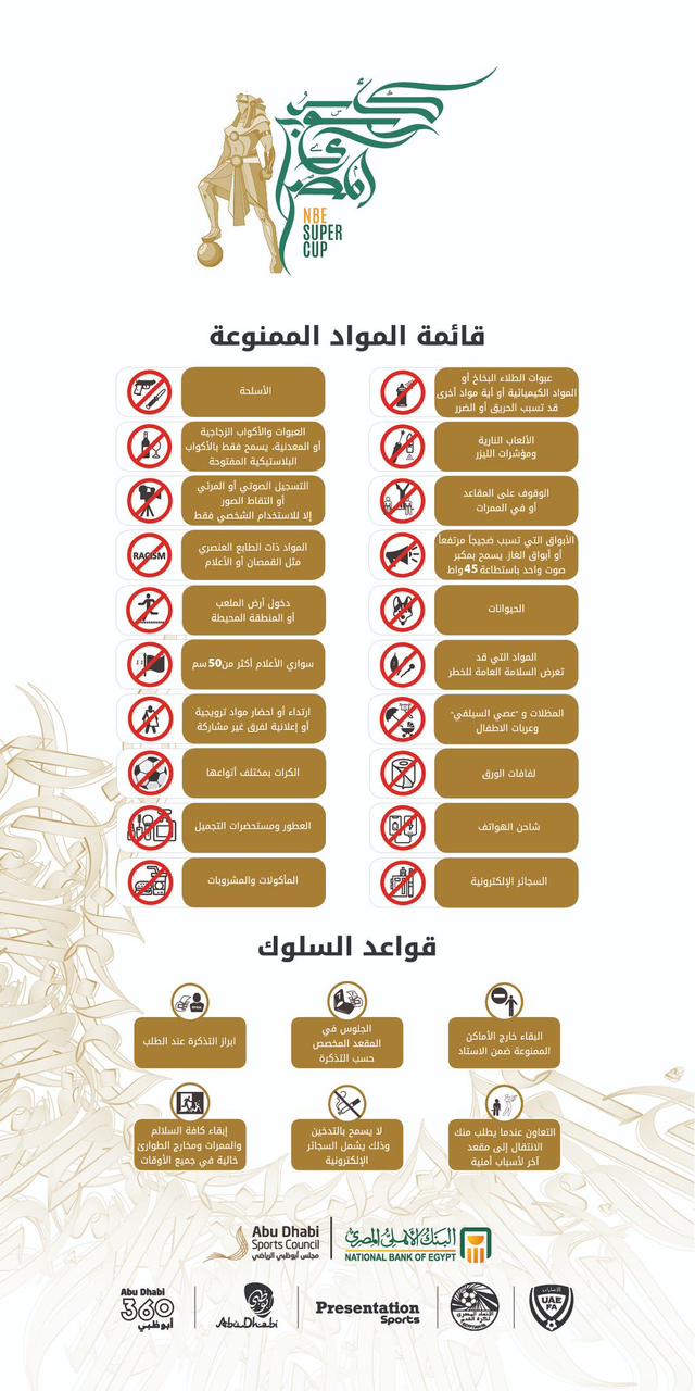 قائمة المواد الممنوعة