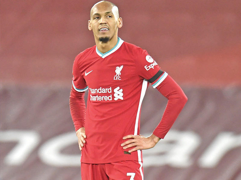 البرازيلي فابينيو لاعب نادي ليفربول