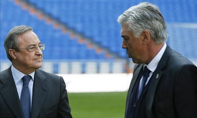 فلورنتينو بيريز وأنشيلوتي