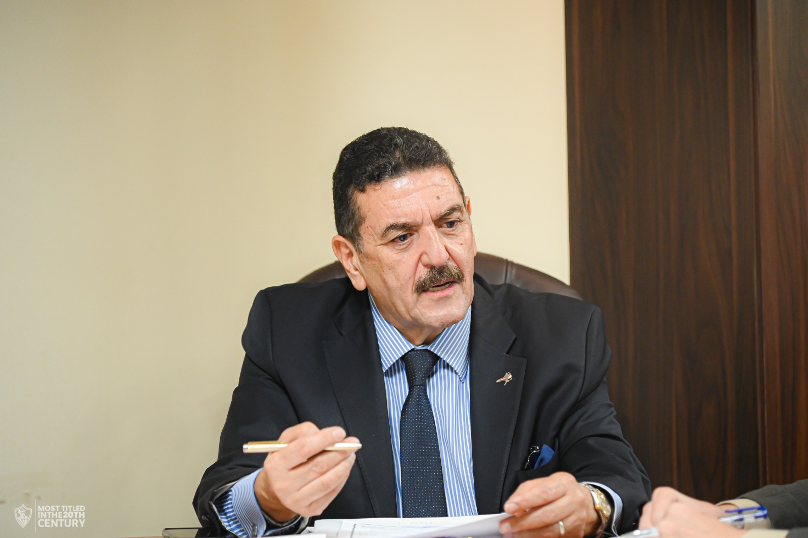 الدكتور عماد البناني المدير التنفيذي لنادي الزمالك ورئيس اللجنة المكلفة بإدارة القلعة البيضاء