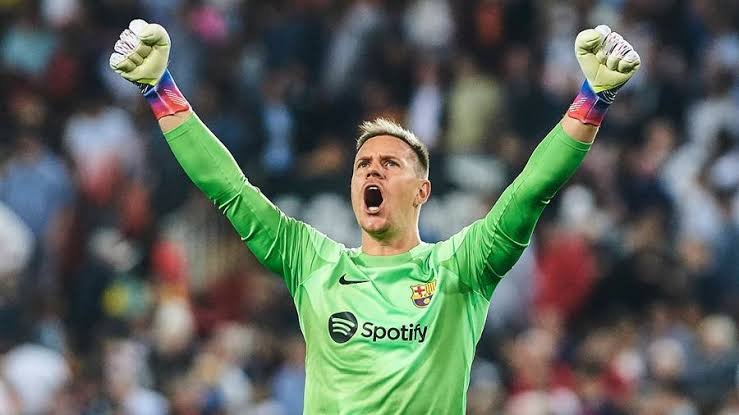 مارك أندريه تير شتيجن حارس مرمى فريق برشلونة