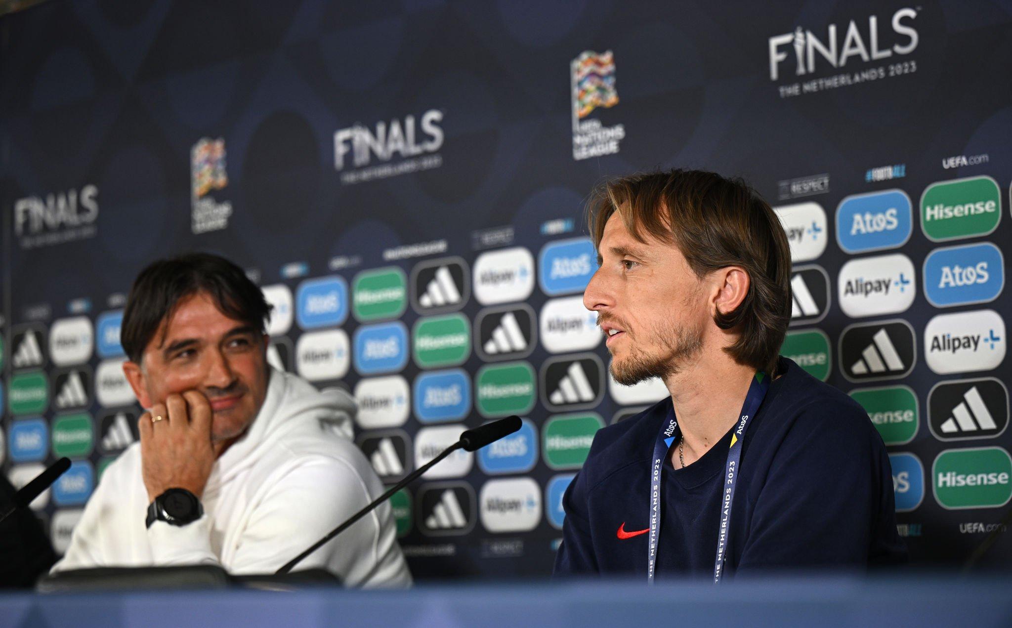 لوكا مودريتش لاعب نادي ريال مدريد