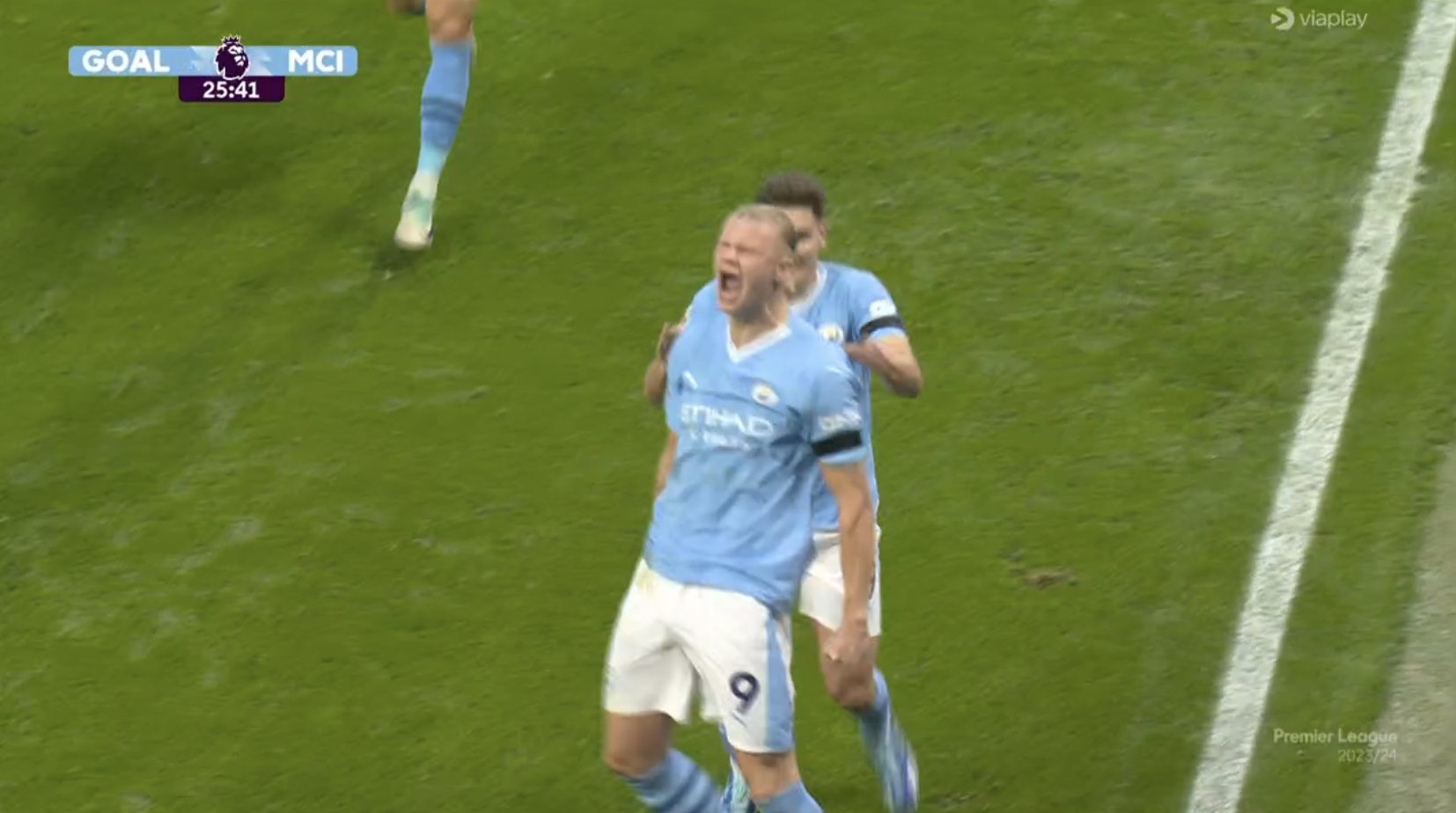 أهداف مباراة مانشستر سيتي ومانشستر يونايتد اليوم في الدوري الانجليزي