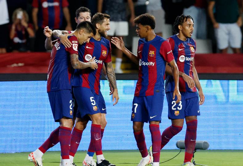 قائمة فريق برشلونة مباراة بلباو