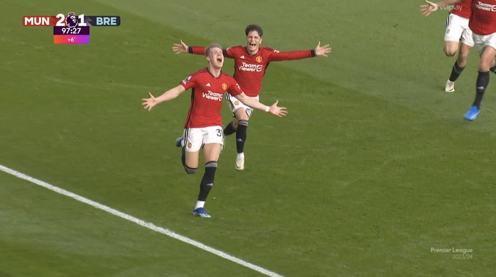 أهداف مباراة مانشستر يونايتد وبرينتفورد (2-1) اليوم فى الدوري الإنجليزي