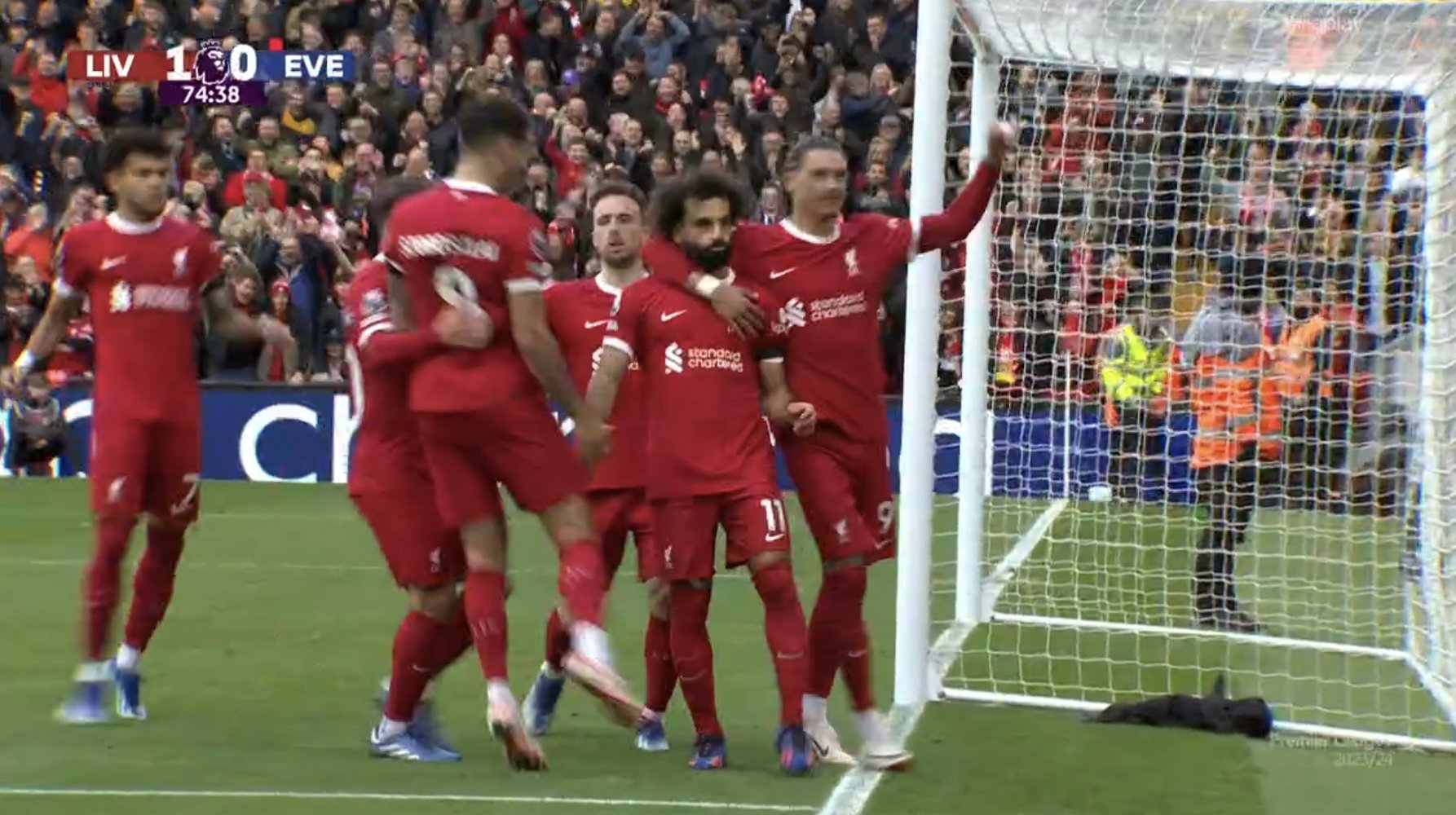 أهداف مباراة ليفربول وإيفرتون اليوم فى الدوري الانجليزي.. هدف محمد صلاح