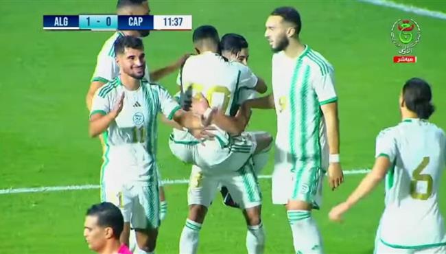 أهداف مباراة الجزائر والرأس الأخضر (5-1) اليوم وديًا