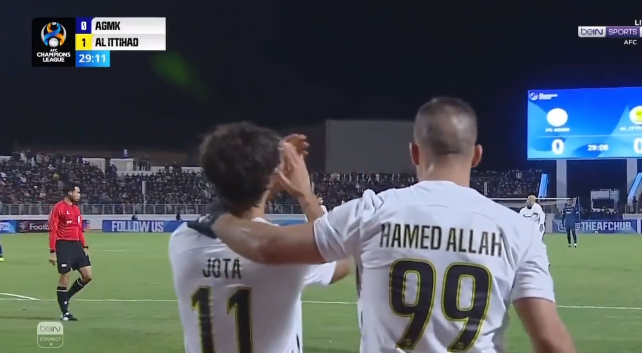 أهداف مباراة الاتحاد وأولماليك اليوم في دوري أبطال آسيا