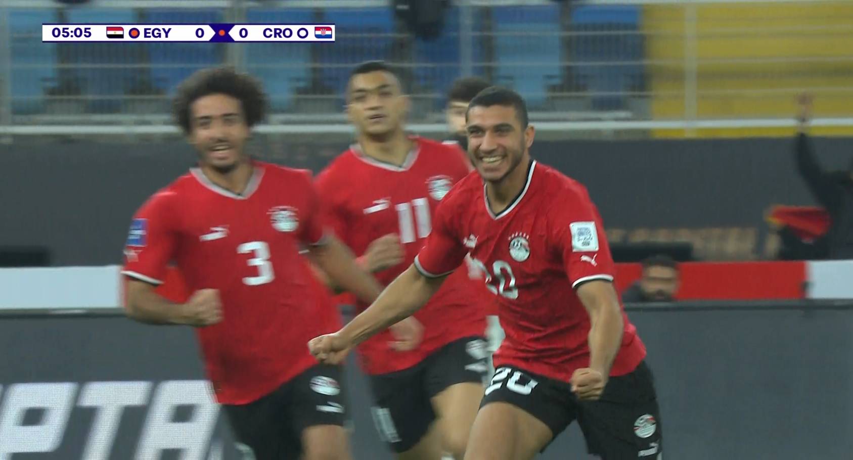 أهداف مباراة مصر وكرواتيا اليوم في كأس العاصمة الجديدة